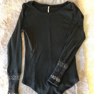 Free People Thermal long sleeve